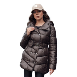 Sieviešu tumši brūna jaka Bloom