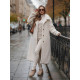 Women's long brown winter coat Fabio Women's jackets