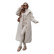 Women's long brown winter coat Fabio Women's jackets
