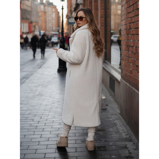 Women's long brown winter coat Fabio Women's jackets