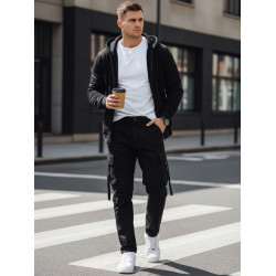 Vīriešu bikses melnā krāsā 