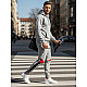 Vīriešu pelēkas ikdienas bikses Anton Gadījuma bikses