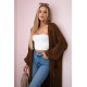 Women's Chocolate-Colored Cardigan 