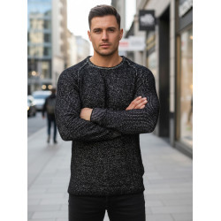 Vīriešu melns džemperis Carter