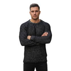 Vīriešu melns džemperis Carter