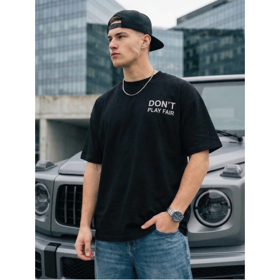 Vīriešu melns krekls Patron T-krekls ar saukļiem