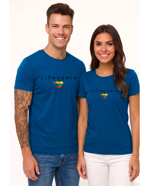 Zilu kreklu komplekts „Lietuva“ (melns)