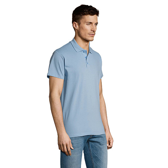 Vīriešu gaiši zilas polo krekli „Summer“
