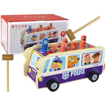 Koka arkādes spēle Dodgeball Police Bus
