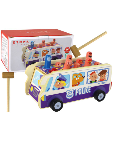 Koka arkādes spēle Dodgeball Police Bus