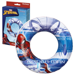 Piepūšama peldēšanas riņķa „Spider-Man“, 56 cm, „Bestway“ 98003