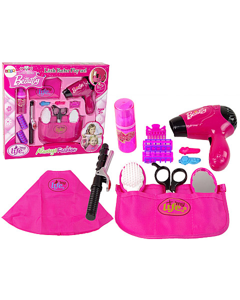 Skaistumkopšanas matu griešanas komplekts Matu žāvētājs Curling Iron Pink