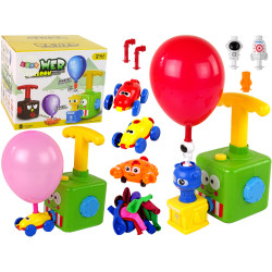 Aerodinamisks auto ar balonu palaišanas ierīci