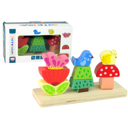 Koka puzle Ziedu tauriņš Putns