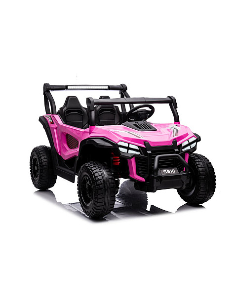 Rozā elektriskā automašīna bērniem S618 4x4
