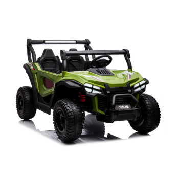 Zaļā elektriskā automašīna bērniem S618 4x4
