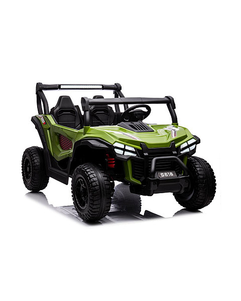 Zaļā elektriskā automašīna bērniem S618 4x4