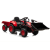 Czerwony traktor elektryczny BW-X002A z łyżką