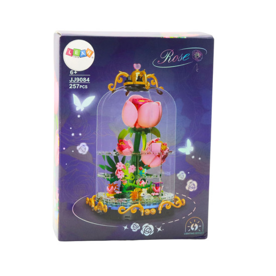 Construction Blocks Eternal Rose in the Dome Composition 257 pcs.