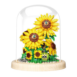 Celtniecības bloki Ziedi Saulespuķes kupolā 633 gab.