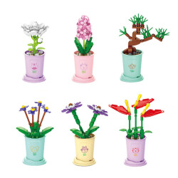 Celtniecības bloki Atsevišķi ziedi podā 36-60 gab.