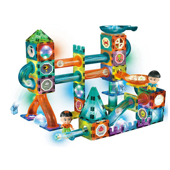 Luminous Slide For Balls Magnetic Blocks In Box 150 Elements