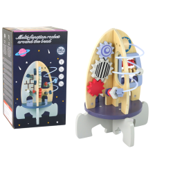 Koka raķešu mācību krelles Pārnesumkārbas