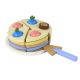Wooden Cake Cake Pieces 8 pieces.