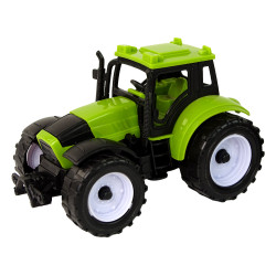 Fermas traktora komplekts Farm 4 krāsainas detaļas