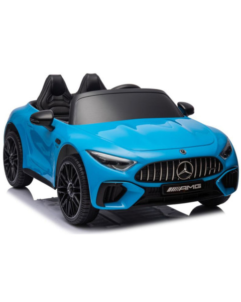 Mercedes AMG SL63 zilais elektromobilis
