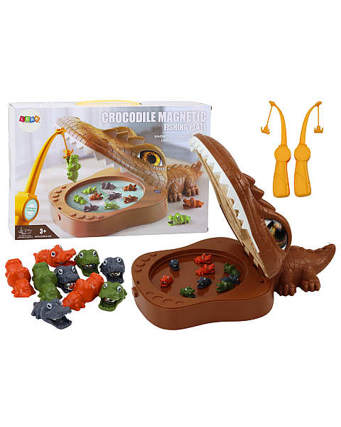 Krokodilu zvejas spēle Brūnais krokodils