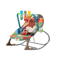 Šūpuļkrēsls ar 2in1 šūpuļkrēslu Fox