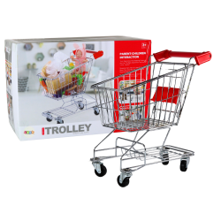 Metāla iepirkumu ratiņi bērniem