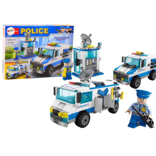Police Block Set Police Car Building 271 El