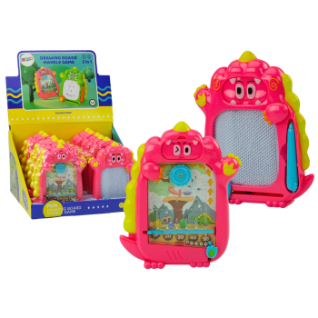 Rozā zīmēšanas dēlis 2-in-1 ar dinozaura formu