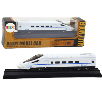 Kolekcijas modelis vilciena vagons balts 1:48 Metāls