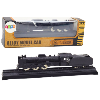 Kolekcijas modelis vilciena vagona lokomotīve 1:48 Metallic Black