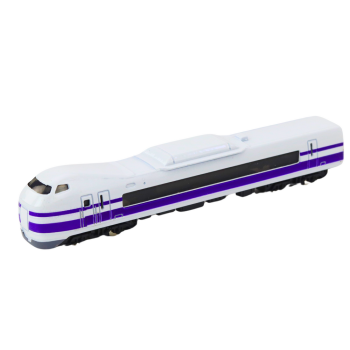 Kolekcijas modelis vilciena vagons 1:48 Metāliski balts un violets