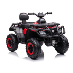 Sarkans ar akumulatoru darbināms kvadracikls, 24 V