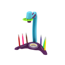 Zīmēšanas projektors 3 maināmie diski Pildspalvas violetā krāsā