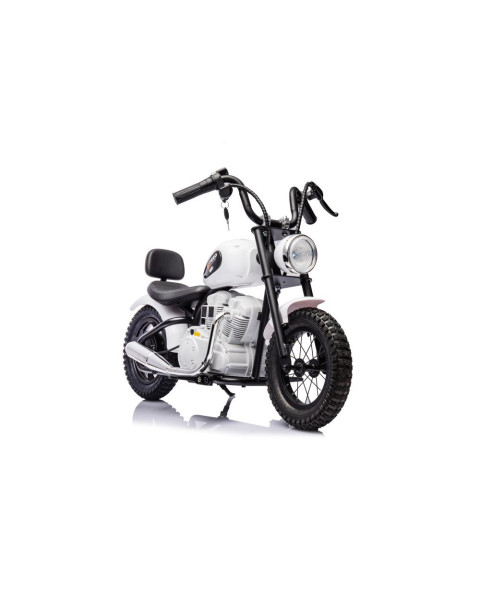 Elektriskais baltais motocikls A9902