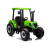 A011 Bezvadu zaļais traktors