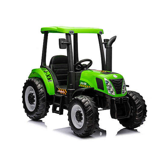 A011 Bezvadu zaļais traktors