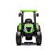 A011 Bezvadu zaļais traktors