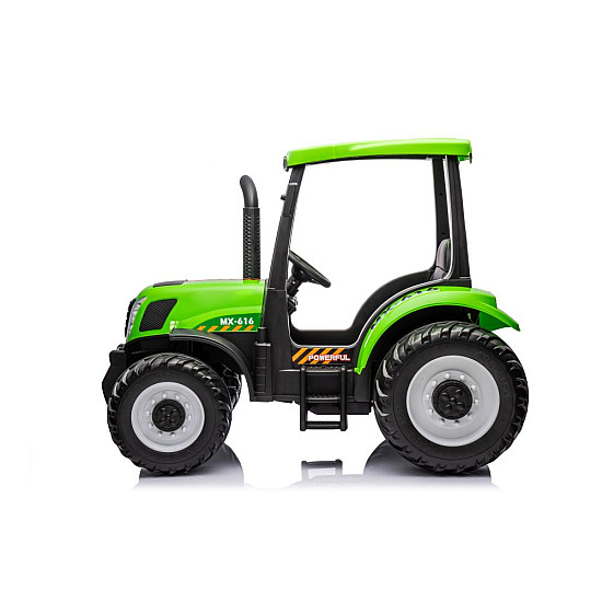 A011 Bezvadu zaļais traktors