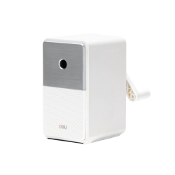 Balts zīmuļu asināmais ar burciņu