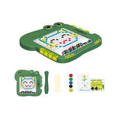 Izglītojoša magnētiskā zaļā dēļa dinozauru puzle