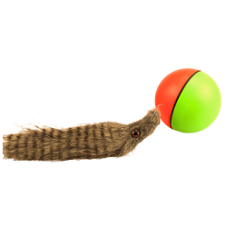 Interaktīvā vannas rotaļlieta bumba ar pūkainu seska asti 