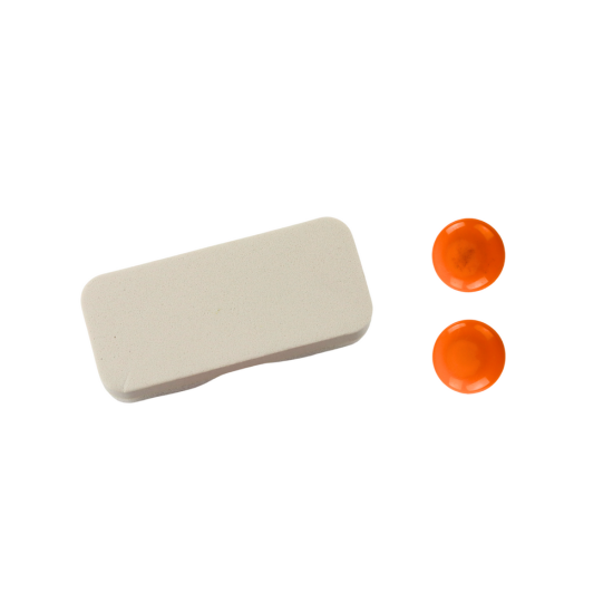 Magnētiska tāfele ar sūkli, 2 magnēti, 45 x 60 cm Magnētiskie dēļi un magnēti