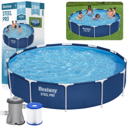 Sodo baseinas su siurbliu 366 x 76 cm Bestway 56681